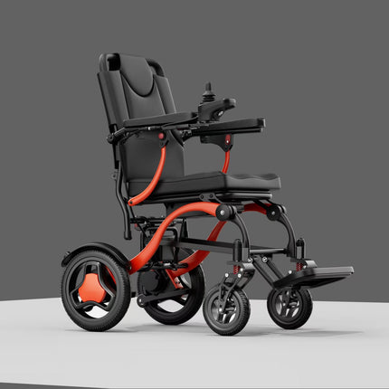 Ultra Light Folding Electric Wheelchair MK9005 Red