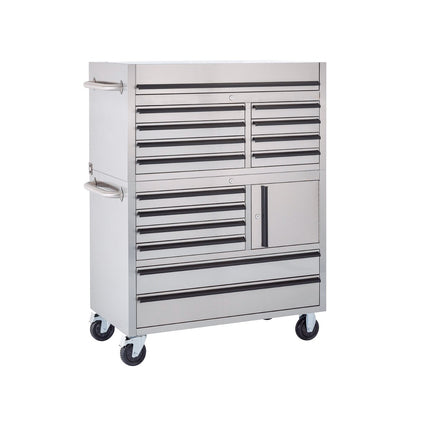 41 inch Stainless Steel 14 Drawer tool chest Tool Box Chest Cabinet