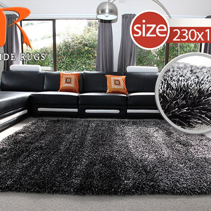 Storm Black Rug 2.3x1.6m