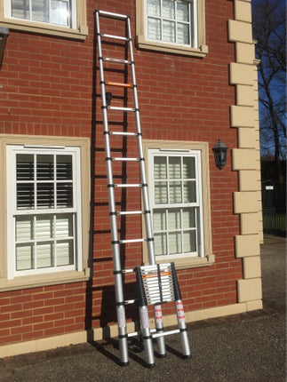Ladder Telescopic Aluminium Extension Ladder 1m-3.8m