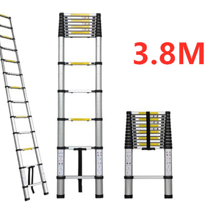 Ladder Telescopic Aluminium Extension Ladder 1m-3.8m