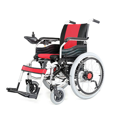 Foldable Electric Wheelchair With Joystick Control JRWD301X