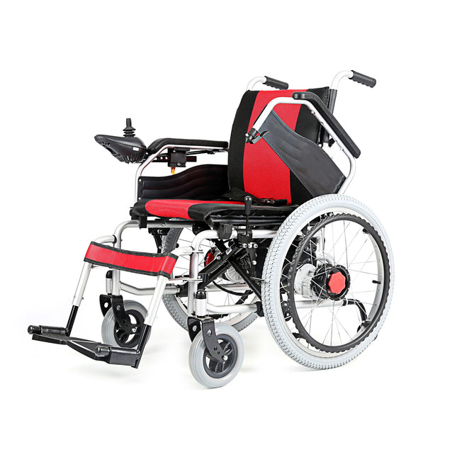 Foldable Electric Wheelchair With Joystick Control JRWD301X