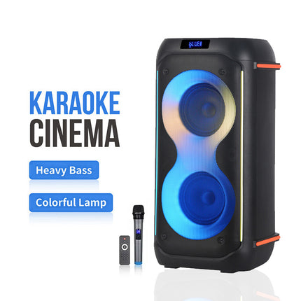 Bluetooth party speaker with microphone 2 x 6.5″ bass Partybox 610