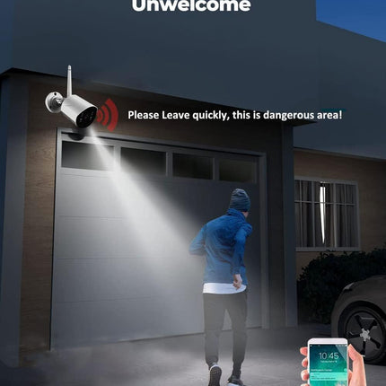 10.1 Inch Screen Wireless Security camera system CCTV NVR surveillance Installation service available