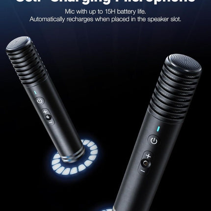 Ikarao S1 Karaoke Machine System With 10.1″ Touch Screen Wireless Mic