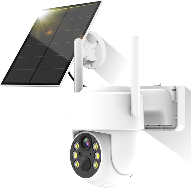 Wireless Security Camera SOLAR WIFI and battery powered free batteries and 64GB storage card Auckland Installation Available