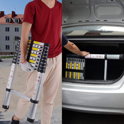 Ladder Telescopic Aluminium Extension Ladder 1m-2.6m