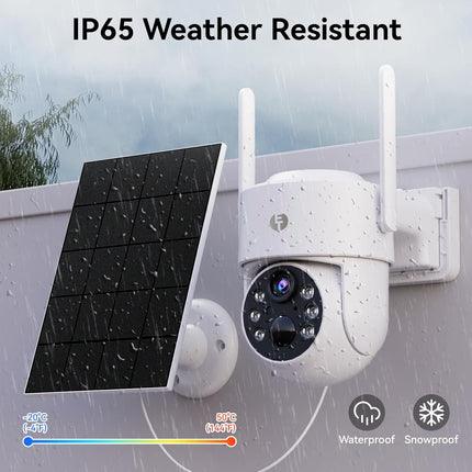 Solar 10.1 Inch Screen Wireless Security camera system CCTV Installation service available