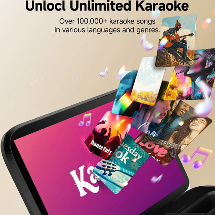 Ikarao S3 Karaoke Machine System With 7″ Touch Screen Wireless Mic