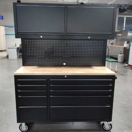 55 Inch 12 Drawers Black Tool Chest workbench