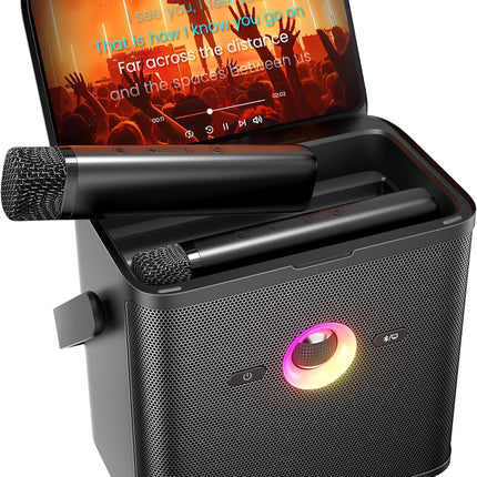 Ikarao S3 Karaoke Machine System With 7″ Touch Screen Wireless Mic