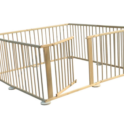 8PC WOODEN BABY PLAYPEN