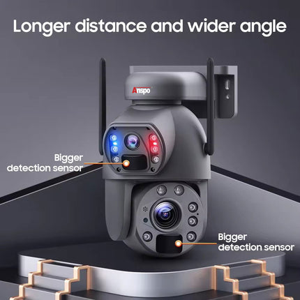 Dual camera WIFI SOLAR security camera wireless free batteries with 64GB card Auckland Installation Available