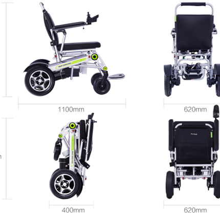 Airwheel H3T Auto-Folding Electric Wheelchair With remote control