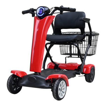 Auto-Folding 4-Wheel Electric Mobility Scooter – Compact & Portable