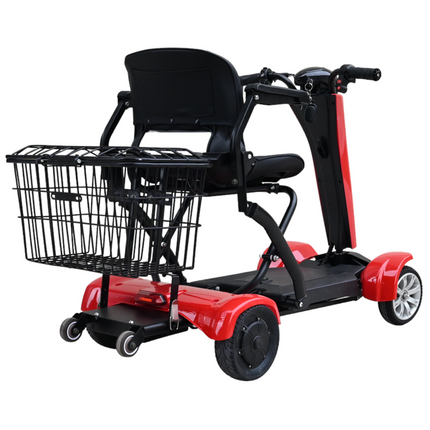 Auto-Folding 4-Wheel Electric Mobility Scooter – Compact & Portable