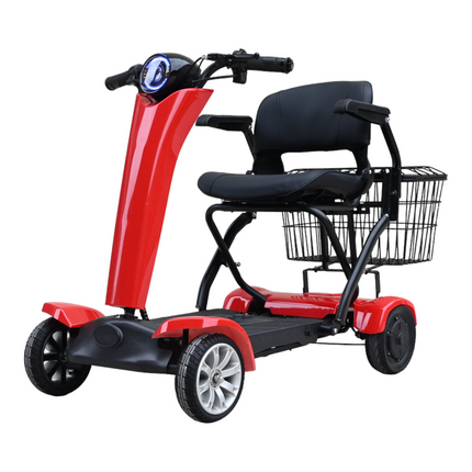 Auto-Folding 4-Wheel Electric Mobility Scooter – Compact & Portable