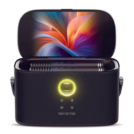 Ikarao S2 Karaoke Machine System With 8″ Touch Screen Wireless Mic