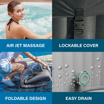 Add to Wishlist Avenli SPA London Portable Spa Heating Filtration System Inflatable Spa