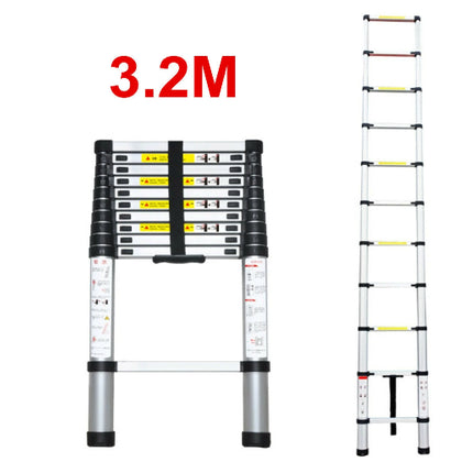 Ladder Telescopic Aluminium Extension Ladder 3.2m