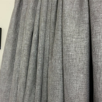 One pair of Readymade Curtains blockout drapes Grey- 8 sizes