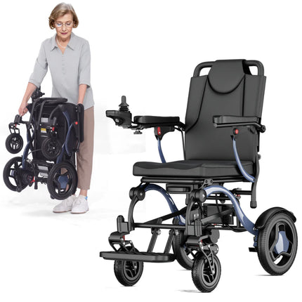 Ultra Light Folding Electric Wheelchair MK9005 Grey