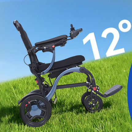 Ultra Light Folding Electric Wheelchair MK9005 Grey