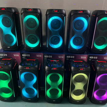 Bluetooth party speaker with microphone 2 x 6.5″ bass Partybox 610