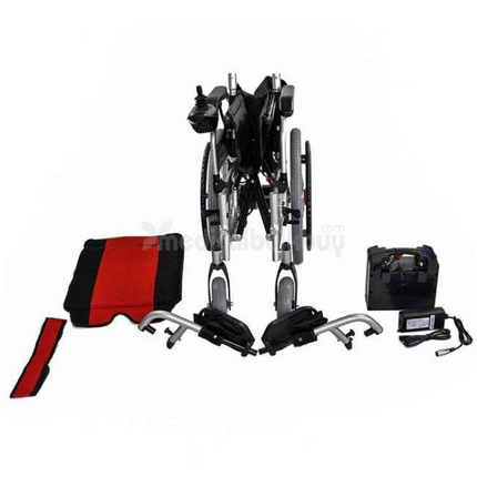 Foldable Electric Wheelchair With Joystick Control JRWD301X