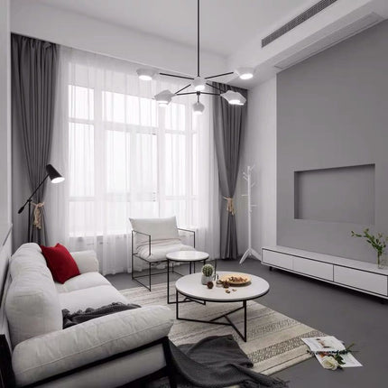 100% Blockout Grey Readymade Curtain drapes – 8 sizes