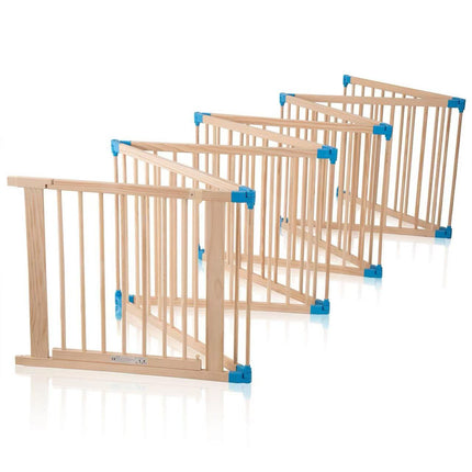WOODEN BABY PLAYPEN 8PC