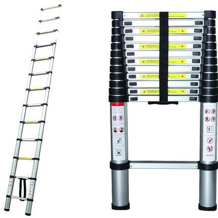 Ladder Telescopic Aluminium Extension Ladder 1m-3.8m