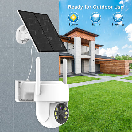Wireless Security Camera SOLAR WIFI and battery powered free batteries and 64GB storage card Auckland Installation Available