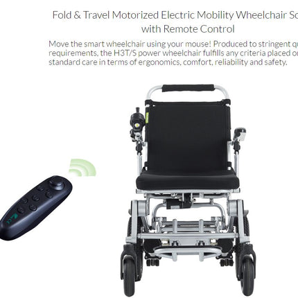 Airwheel H3T Auto-Folding Electric Wheelchair With remote control